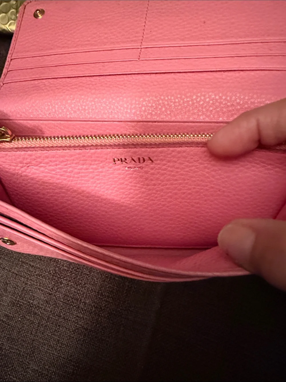 Prada Large Saffiano Wallet